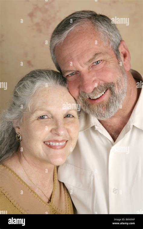 A Happy Good Looking Mature Couple Stock Photo Alamy