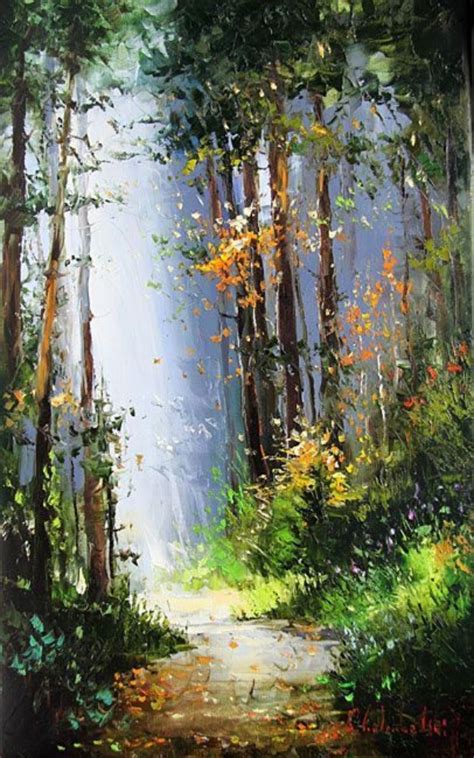 Landscape Canvas Painting Ideas Landscape Acrylic Painting For Beginners