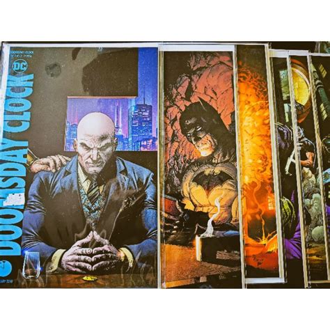 Doomsday Clock Gary Frank Variant Covers Dc Comic Books Shopee