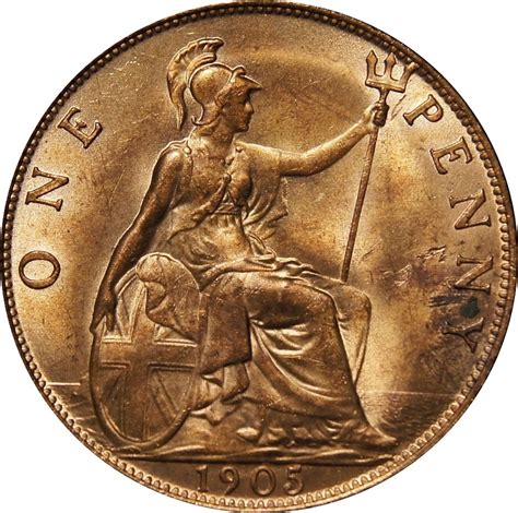 Penny 1905, Coin from United Kingdom - Online Coin Club