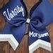 Custom Cheer Bow Chevrons And Names Ships Fast Etsy