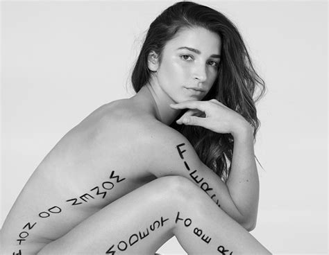 Aly Raisman Poses Nude For Sports Illustrated Swimsuit And Sends A