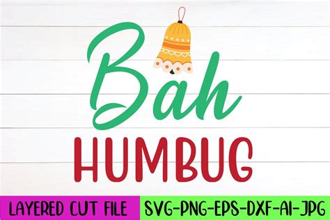 Bah Humbug Svg Bundle Graphic By Artistrner · Creative Fabrica