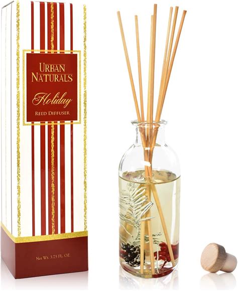 urban naturals winter mint peppermint essential oil reed diffuser sticks set