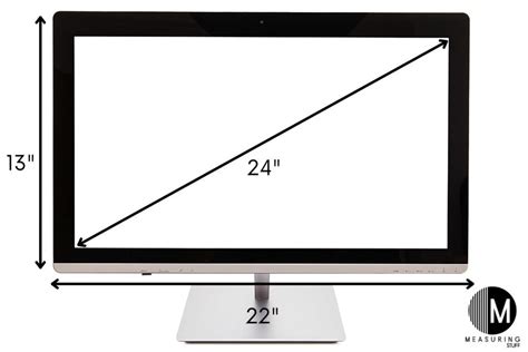 How Big Is A 24 Inch Tv Exact Dimensions Shown Measuring Stuff