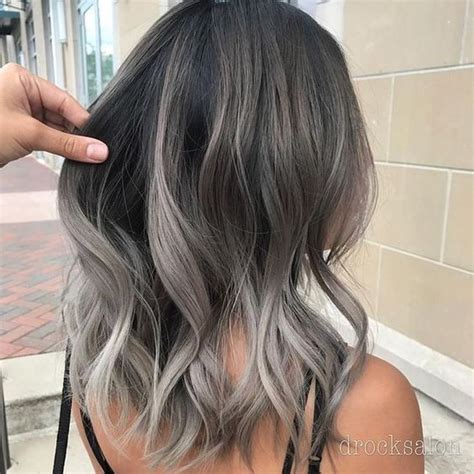 48 Cool Grey Hair Ideas For 2019 That Look Futuristic Grey Ombre Hair