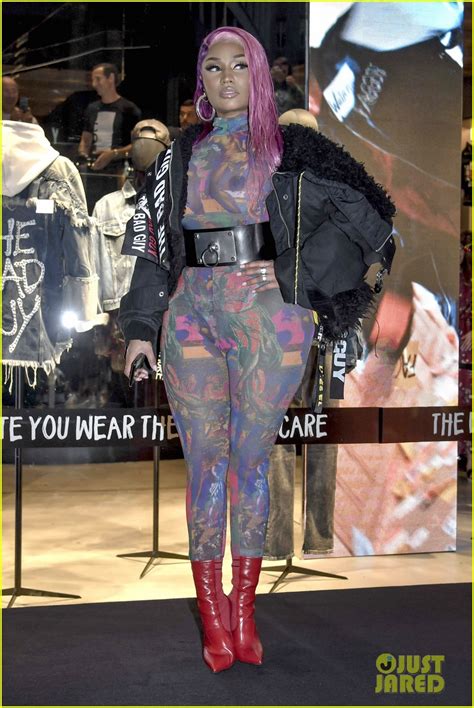 Nicki Minaj Dons Colorful Jumpsuit For Diesel Collection Presentation