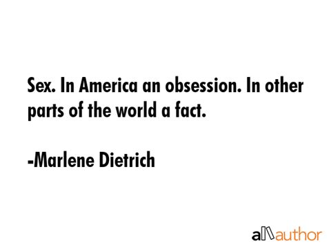 Sex In America An Obsession In Other Parts Quote