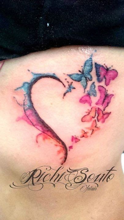 Image Result For Watercolor Heart Tattoo Watercolor Heart Tattoos Heart Tattoo Designs Heart