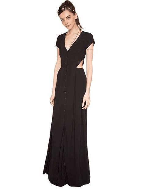 Pixie Market Us Aisha Black Maxi Dress For 44 Wantering