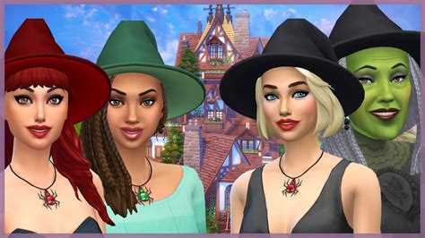 The Sims 4 Create A Sim Four Witches Youtube