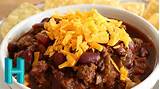 · add in the 1/2 onion and continue until they are . Chili with Beans - Hilah Cooking