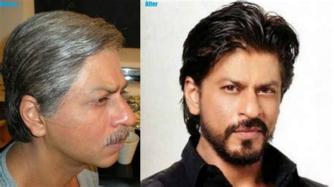 bollywood actors without makeup before and after wavy haircut