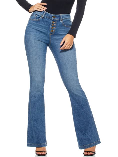 Sofia Jeans Womens Melisa High Rise Flare Jeans