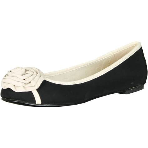 Restricted Restricted Womens Angelic Ballet Flat Black 75