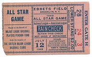 1949 All Star Game Collection with Rare Press Guide