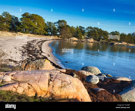 Trouville Beach Sandhamn Island Stockholm Archipelago Sweden