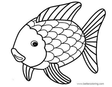 Rainbow Fish Coloring Pages Easy Drawing Free Printable Coloring Pages Porn Sex Picture