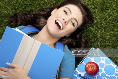 Happy College Student Relaxing High Res Stock Photo Getty Images