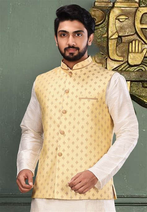 Sherwani Kurta Pajama For Men Indian Waistcoat Set Sherwani Etsy