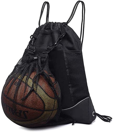 Stay Gent Detachable Ball Bag And Drawstring Basketball Backpack Bag
