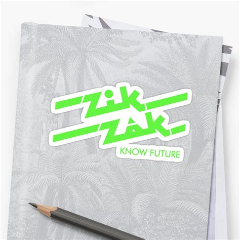 Zik Zak The Sticker Sticker By Lurkinggrue Redbubble