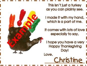 (walk like a penguin or waddle) his. Thanksgiving Turkey Handprint Poem and Keepsake | TpT