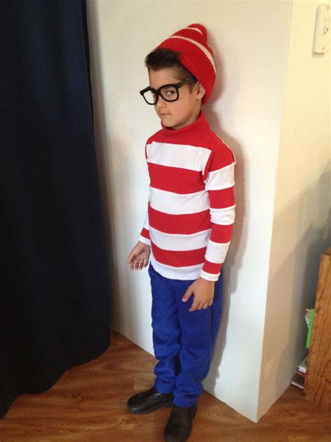 Wheres Wally Costume I Sewed For My Sons Book Character Dress Up Day