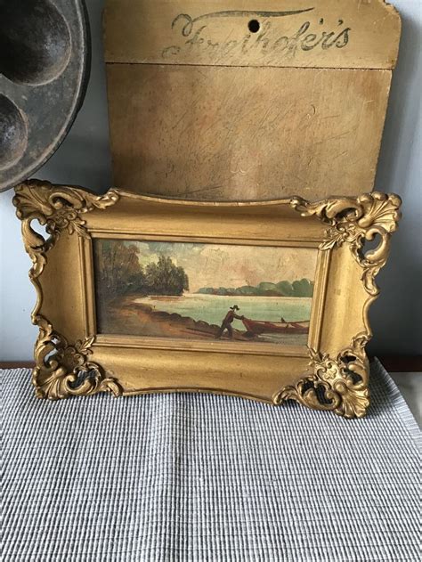 Antique Oil Painting By Limesilo On Etsy In Antique Oil