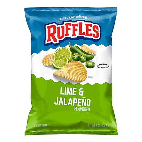 Ruffles Potato Chips Flaming Hot Snacks Chips And Dips Foodtown