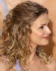 Kyra Sedgwick With Long Super Straight And Exquisite Hair For A Hippie Glamour Look