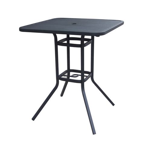 Style Selections Pelham Bay Square Outdoor Bistro Table 33 In W X 33