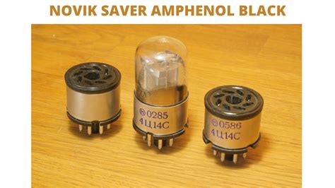 4x Novik Tube Socket Saver Amphenol For 6l6 6v6 6sn7 El34 Tubes 8 Pin