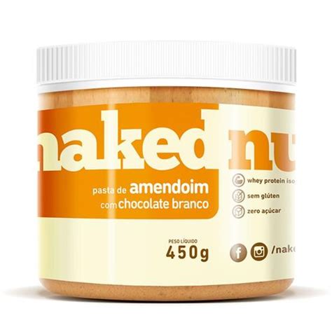 Pasta De Amendoim Chocolate Branco G Naked Nuts Bom Vale