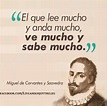 Miguel de Cervantes y Saavedra. | Frases sabias, Miguel de cervantes ...