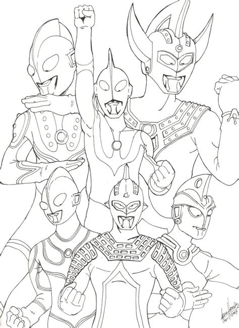 Gambar Mewarnai Ultraman X 1 Gambar Mewarnai Gambar Mewarnai Anak