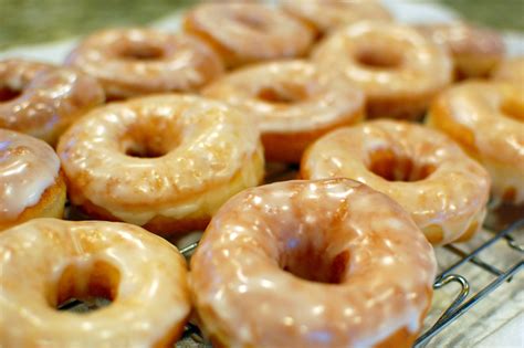 Homemade Glazed Donuts Krispy Kreme Doughnut Copycat Recipe The 350
