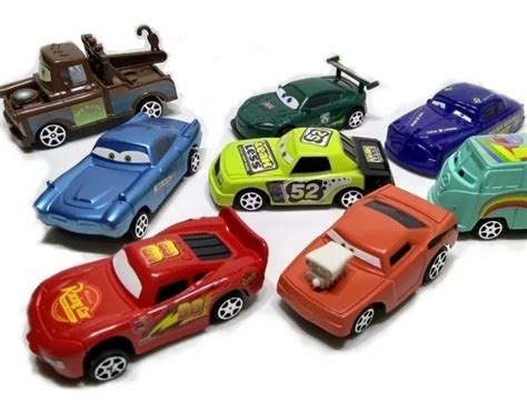 Kit Carros Cars Disney 8 Carrinhos Plástico A Fricção Mercado Livre