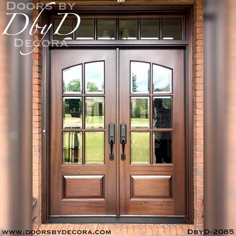 Custom Divided Lite 6 Lite Tdl Doors Entry Doors By Decora