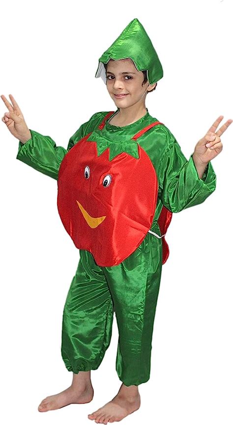 Tomato Fancy Dress For Kidsvegetables Costume For School Annual