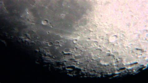 La Luna Y Sus Crateres Desde El Telescopio Como Nunca