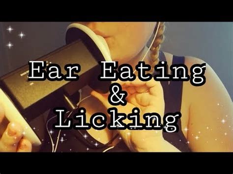 Asmr Binaural Dio Ear Eating Licking Layered Mouth Sounds No