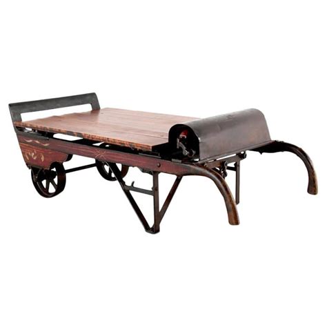 Saw something that caught your attention? Original Grain Scale/Hand Cart Coffee Table For Sale at ...