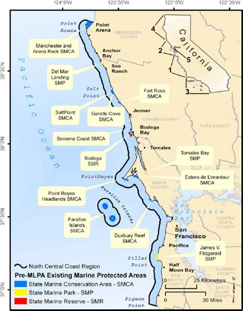Central Coast California Map