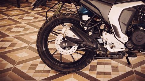 Yamaha Fz V2 Modified Original Rear Disc And Engine Guard