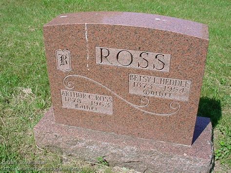 The Gravestone Of Betsy L Ross And Arthur C Ross
