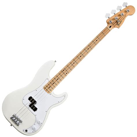Fender Standard Precision Bass Maple Neck Arctic White Nearly New