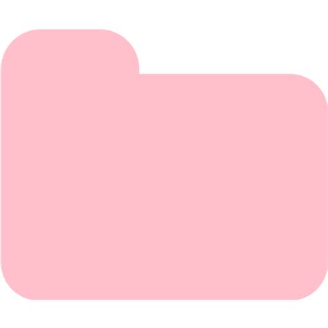 Pink folder 7 icon - Free pink folder icons png image