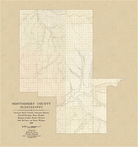 Montgomery County Mississippi Map Of Montgomery County M Flickr