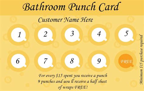 50 punch card templates for every business boost customer loyalty template sumo card